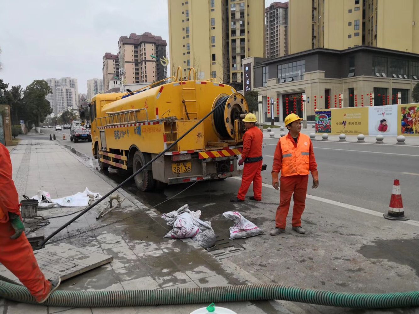 科尔沁左翼中排污管道清淤-管道清洗